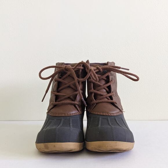 Sperry Port Boot Water-Proof Duck Boots Size 3M Kids Snow Shoes Winter - Picture 2 of 8